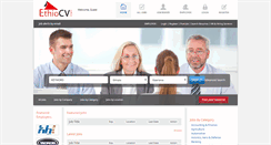 Desktop Screenshot of ethiocv.com